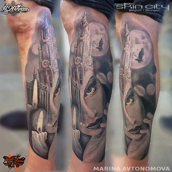 Realism tattoo by Марина Автономова in Владимир