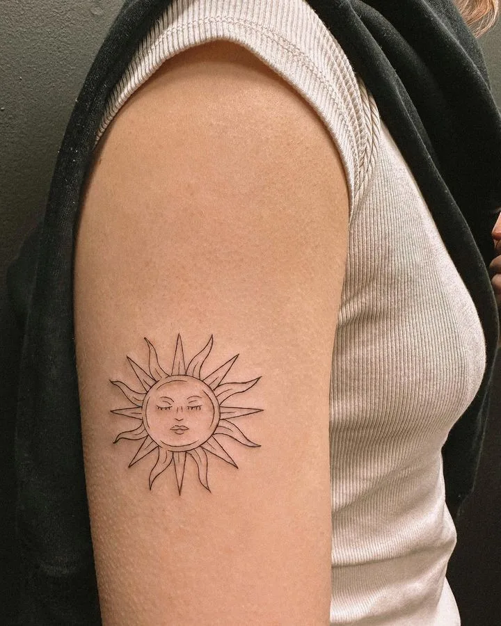 Sun Tattoos: Symbolism and Styles - image 6