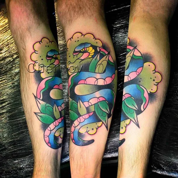 Old School tattoo by Дмитрий Чернов in Пенза