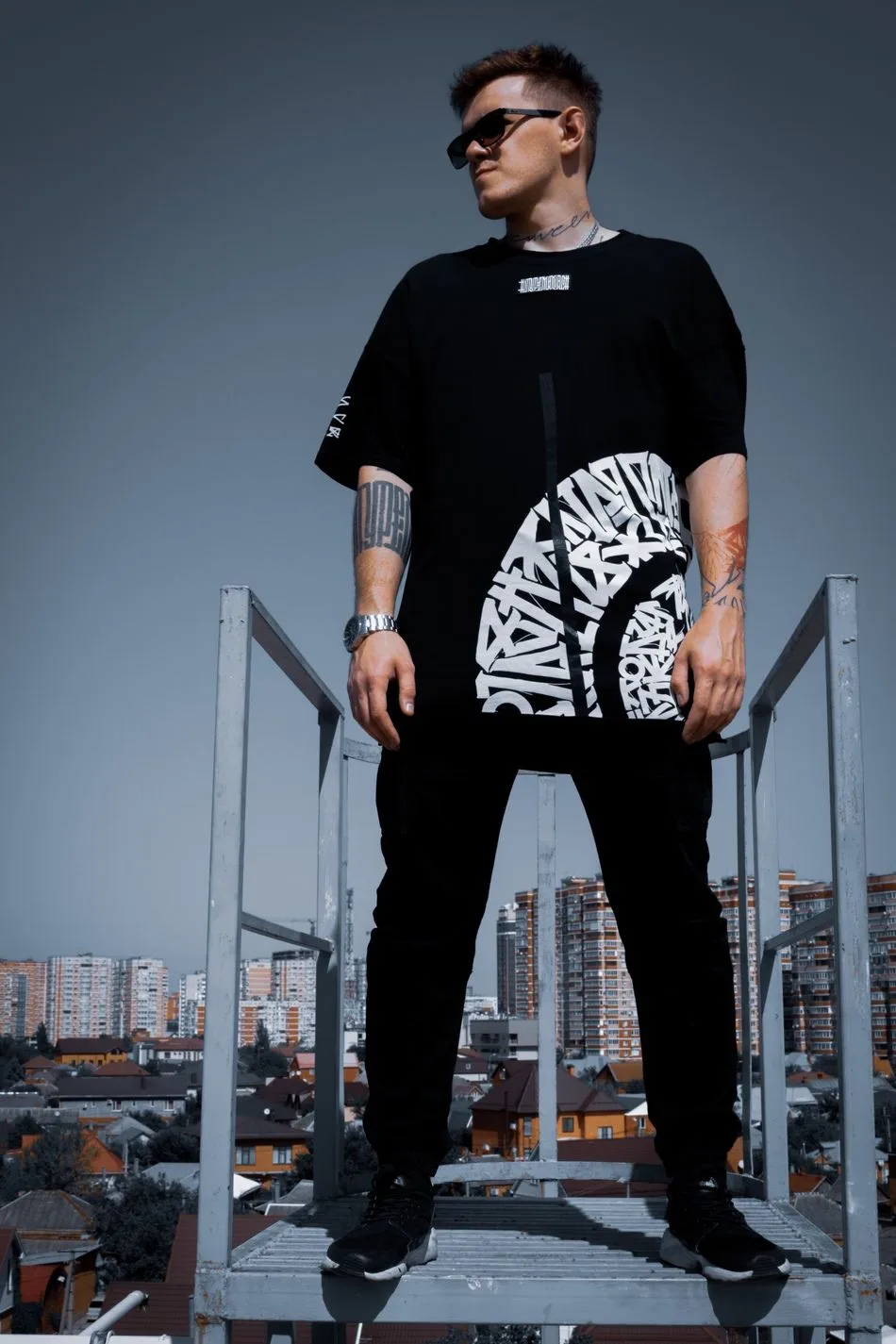 Tattoo artist Igor Klimin, color and black lettering, Calligraphy tattoo, NBK Tattoo Collective | Krasnodar, Russia