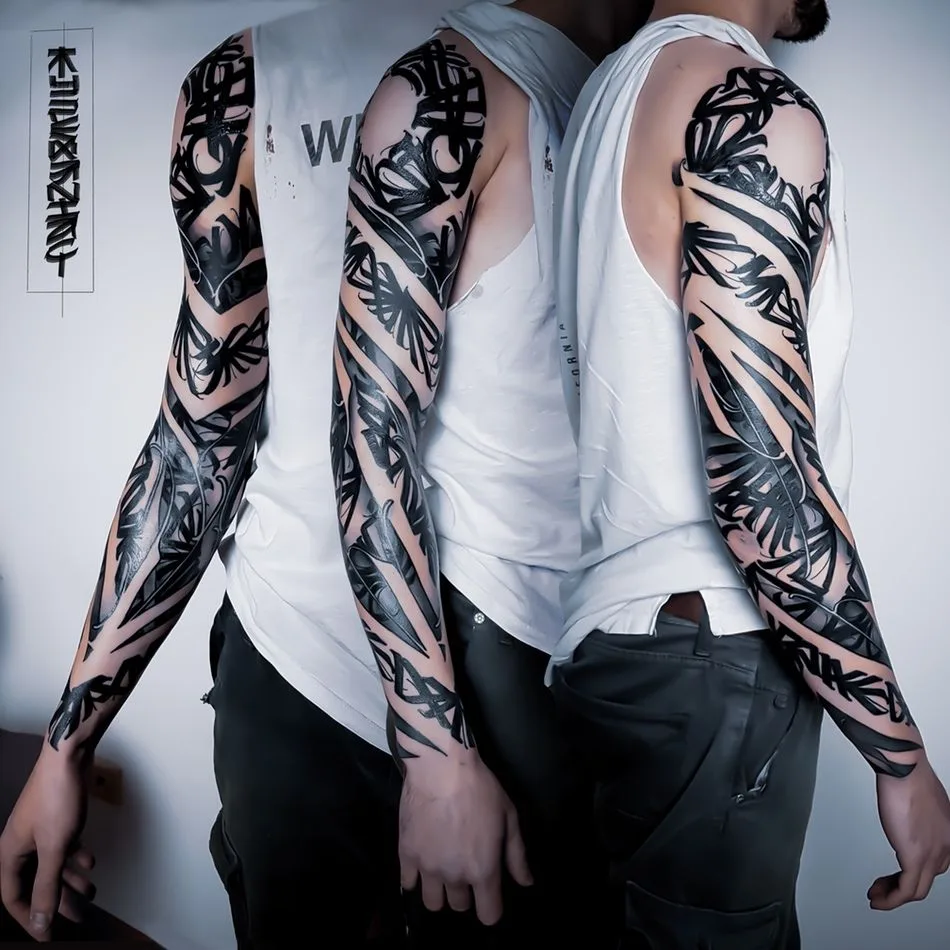 Tattoo artist Igor Klimin, color and black lettering, Calligraphy tattoo, NBK Tattoo Collective | Krasnodar, Russia