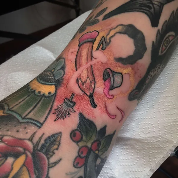 Neotraditional/Newschool tattoo by Зеленов Сергей Михайлович in Чебоксары