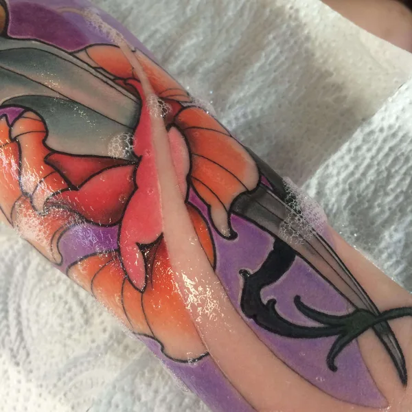 Neotraditional/Newschool tattoo by Зеленов Сергей Михайлович in Чебоксары