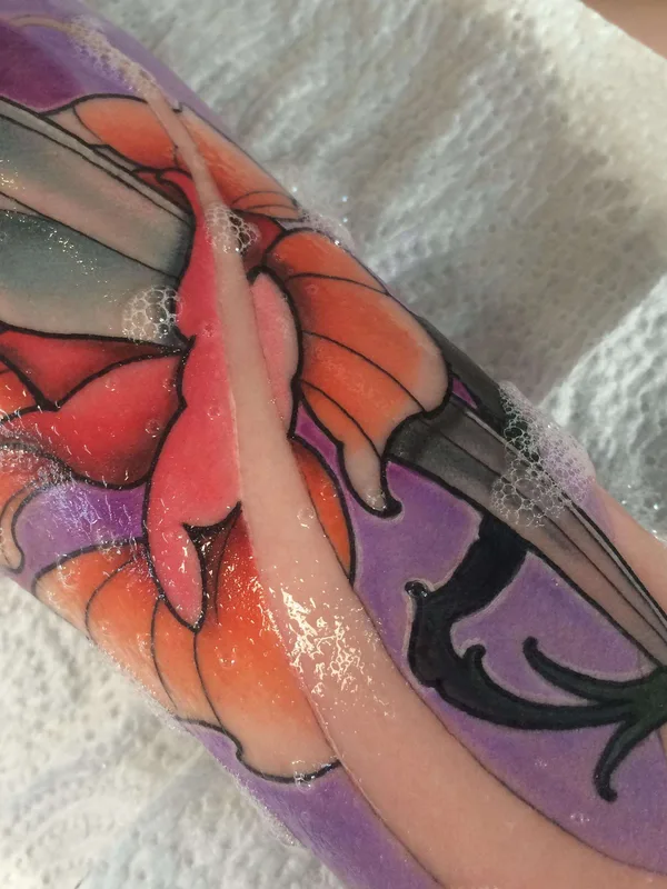 color watercolor tatouage sur forearm #22222 | Artiste tatoueur Зеленов Сергей Михайлович