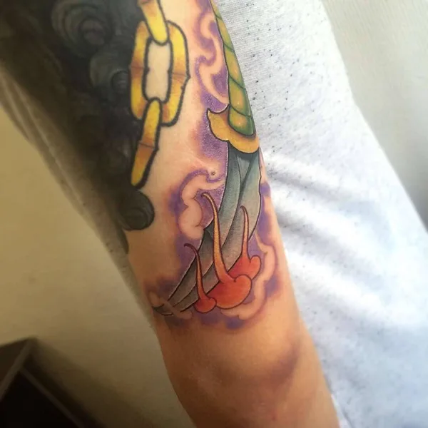 Neotraditional/Newschool tattoo by Зеленов Сергей Михайлович in Чебоксары