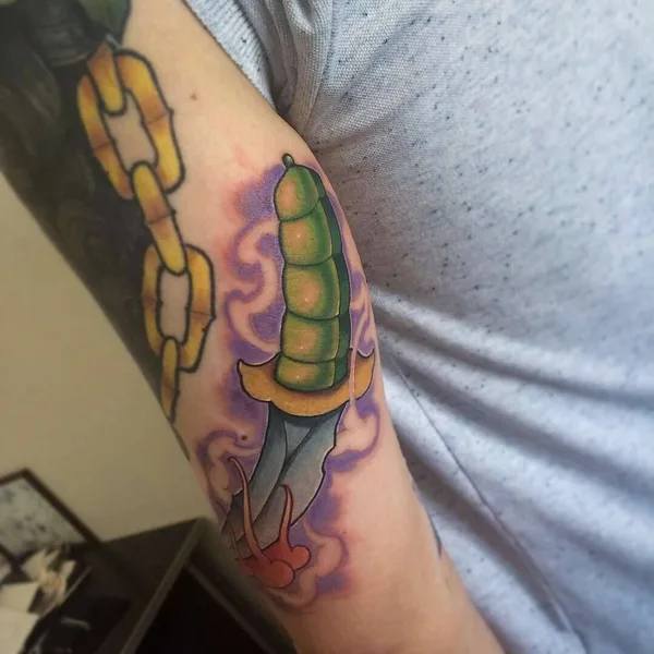 Neotraditional/Newschool tattoo by Зеленов Сергей Михайлович in Чебоксары