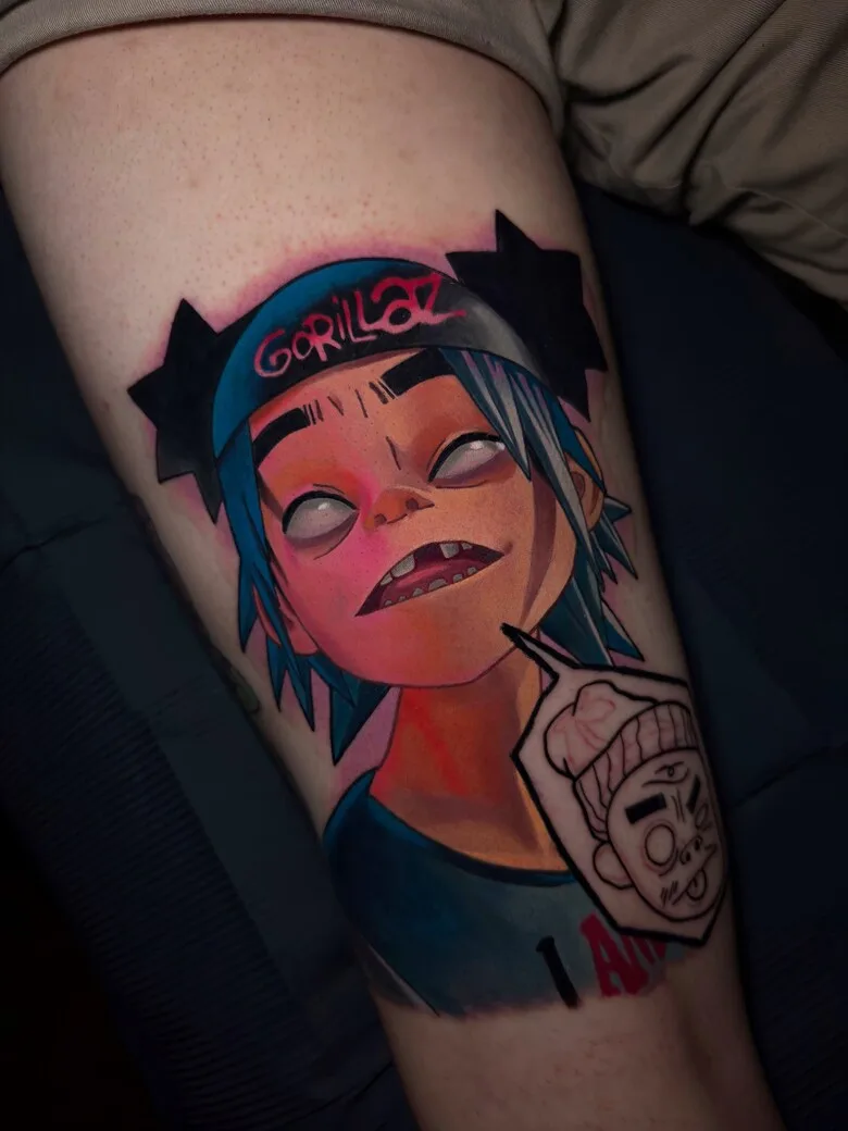 Gorillaz tattoo