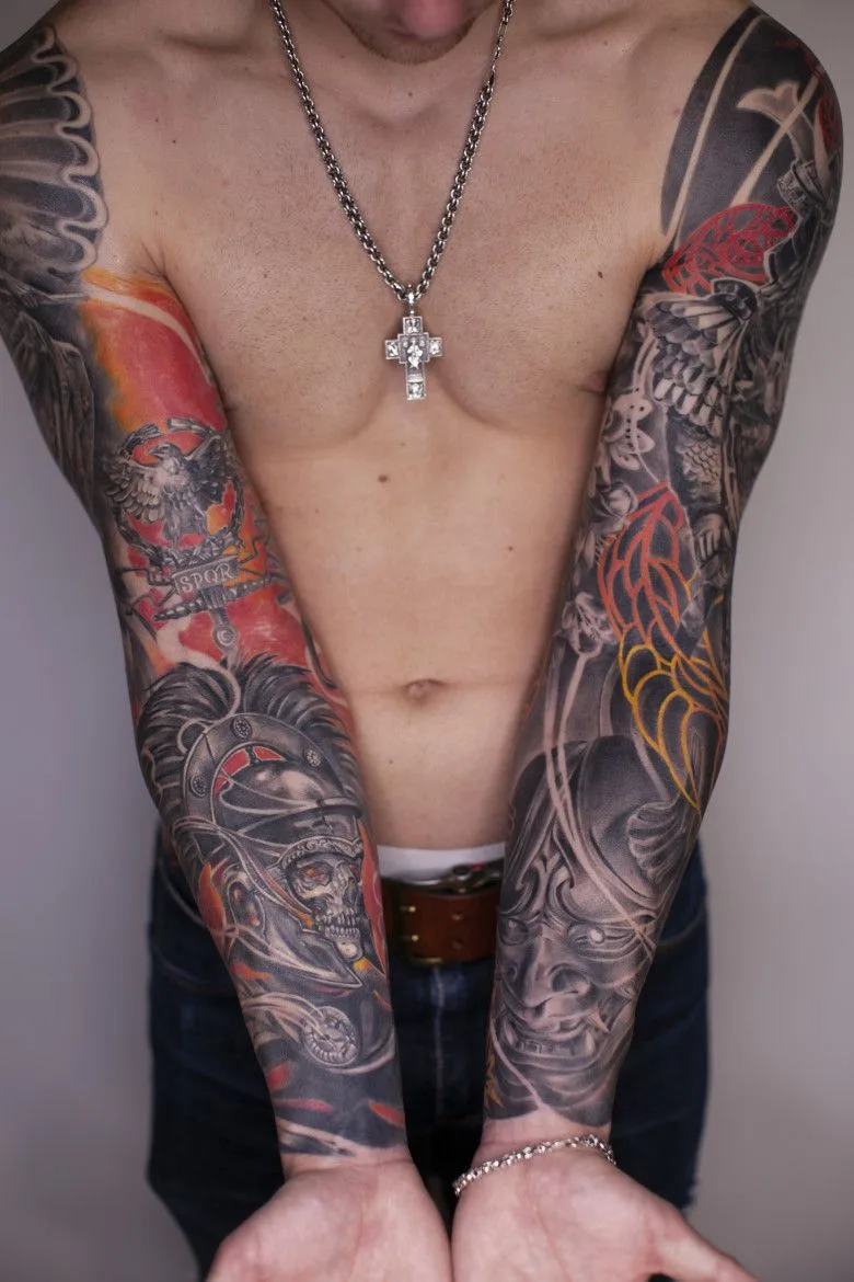 Tattoo artist Ivan Androsov, tattoo New York, Tattoo Bali, Tattoo Moscow, realism, watercolor tattoo, tattoo graphics