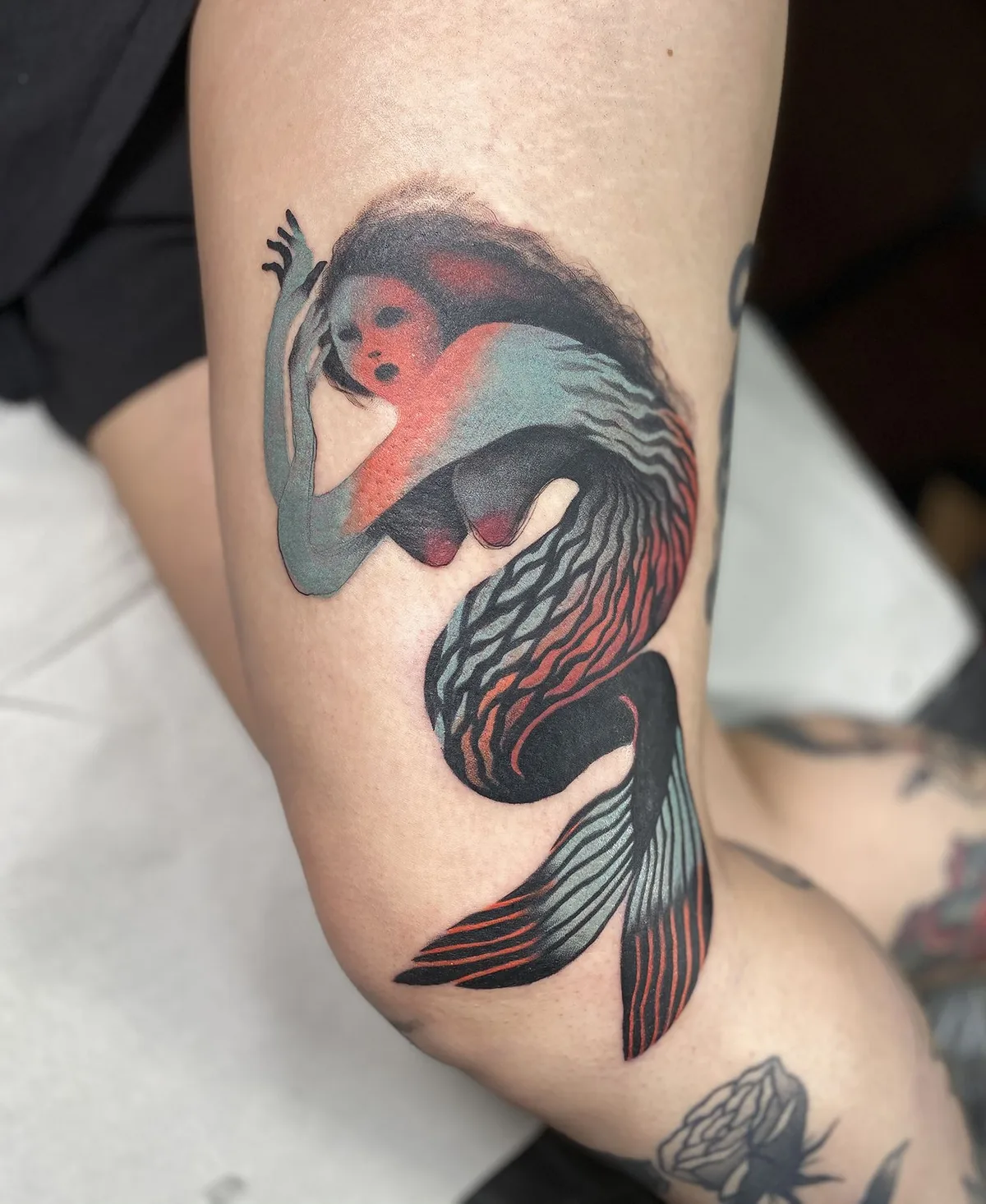 Artista de tatuagem Marina Perez, arte primitiva, tatuagem Espanha