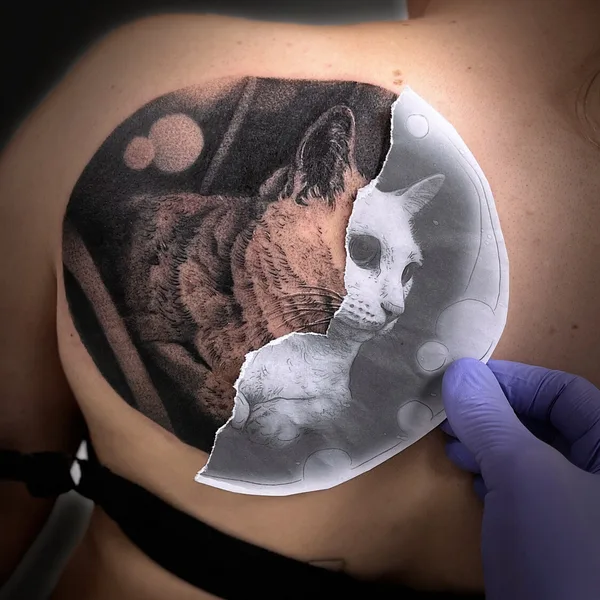 whipshading tattoo by Сергей Черный in Moscow