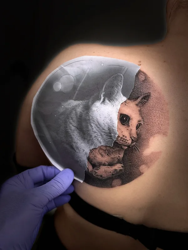 whipshading tattoo by Сергей Черный in Moscow