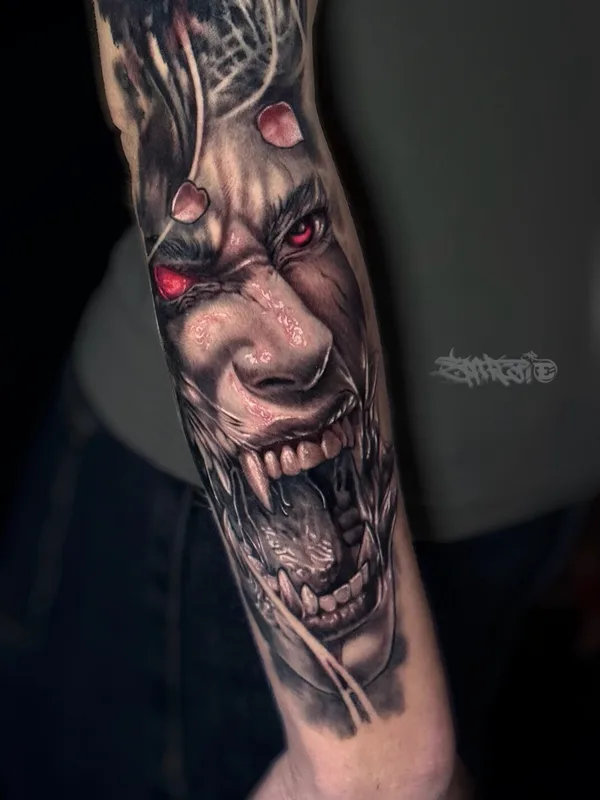 female blackandgrey realism 타투 부위 arm #101141 | 타투이스트 Rasl Sparov