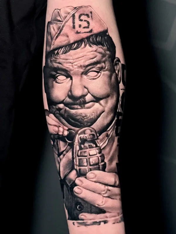 male blackandgrey realism 타투 부위 forearm #104793 | 타투이스트 Rasl Sparov
