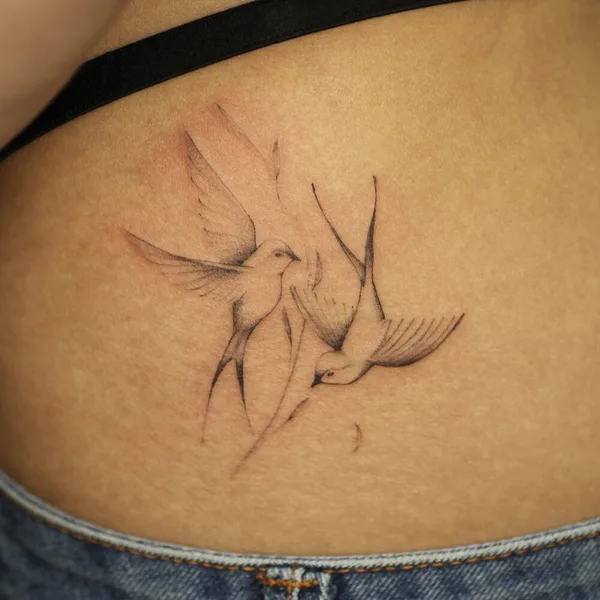 Botanical tattoo by Диана Унамун