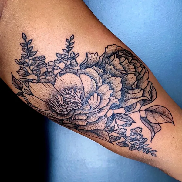 Black & Grey tattoo by Ruby Gore