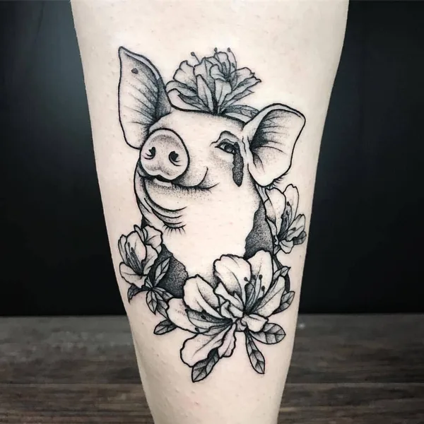 Black & Grey tattoo by Ruby Gore