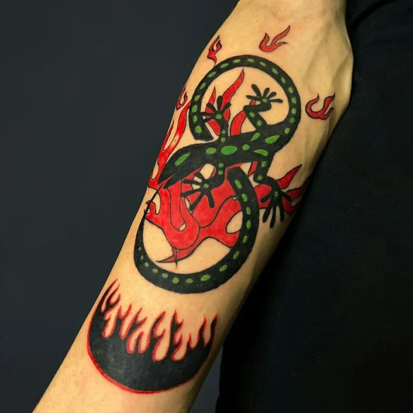 Horror tattoo by Kira Akira in Tbilisi