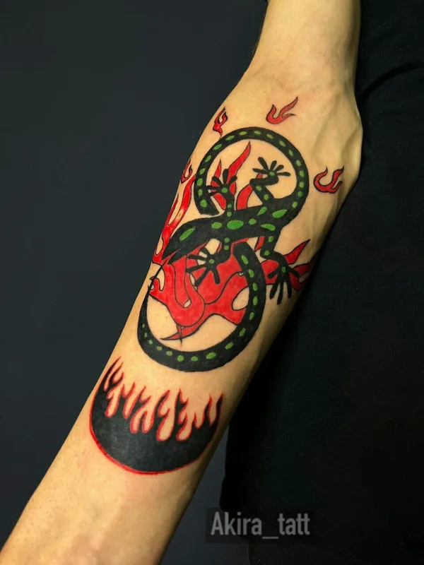 Horror tattoo by Kira Akira in Tbilisi