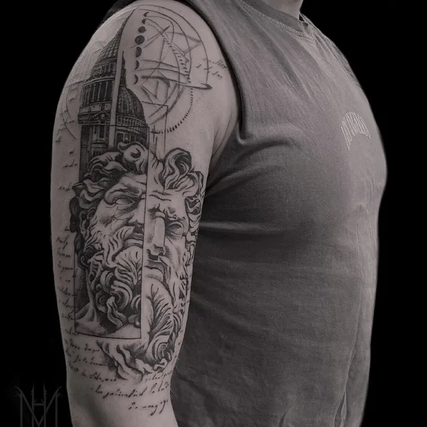 whipshading tattoo by Max Hyde in Saint Petersburg
