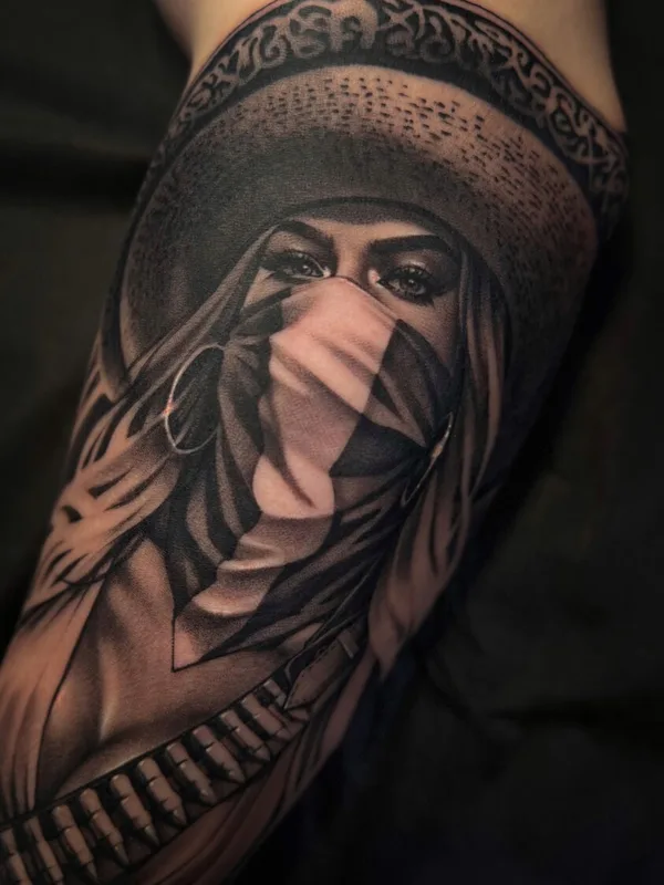 Чикано tattoo by Spray Gun in Москва