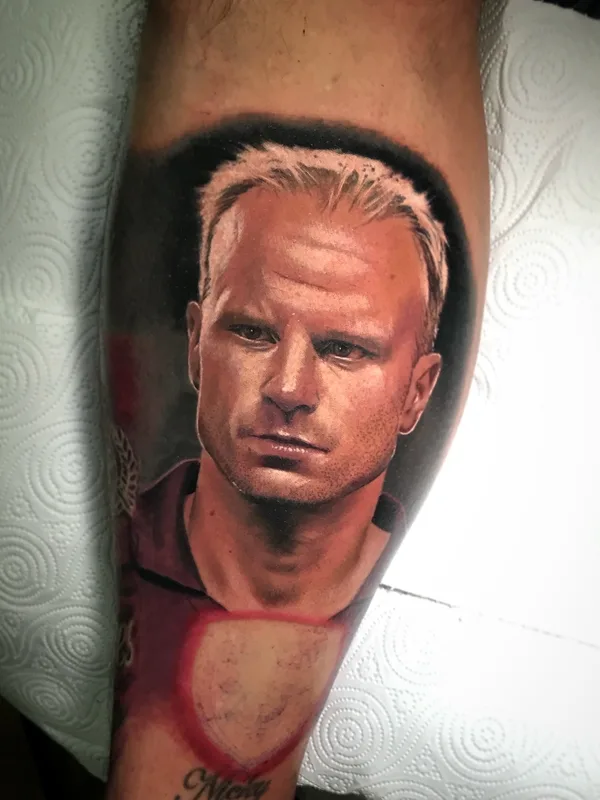 color realism Tatuagem em calf #91186 | Tatuador Antonio Bianco