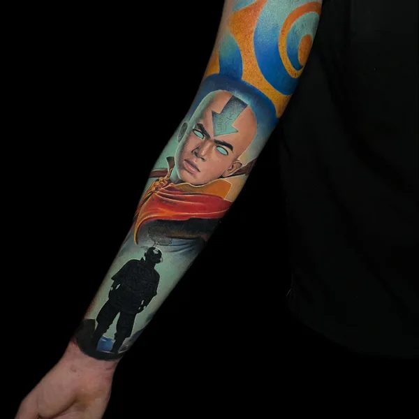 Surrealism tattoo by Antonio Bianco in Liverpool
