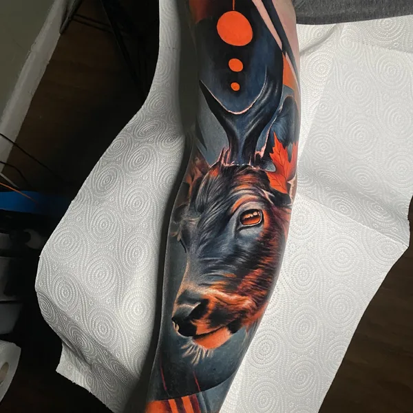 Surrealism tattoo by Antonio Bianco in Liverpool