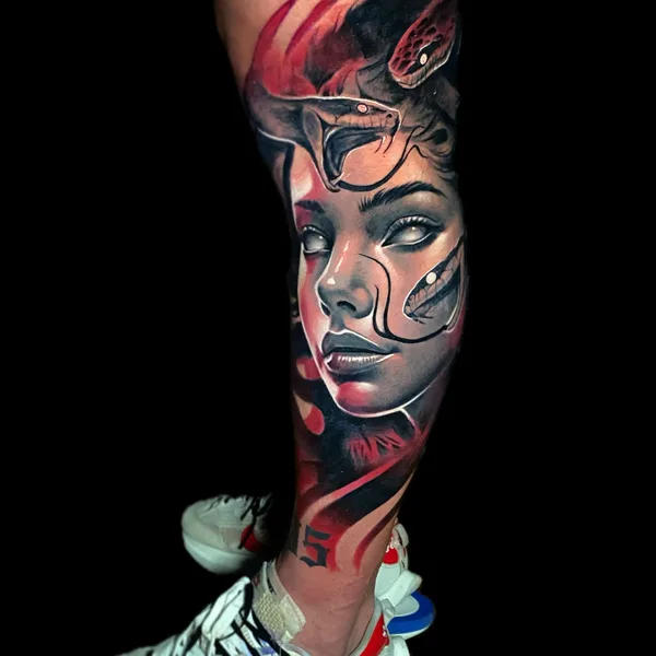 Surrealism tattoo by Antonio Bianco in Liverpool