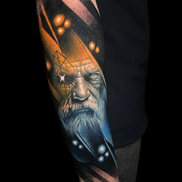 Surrealism tattoo by Antonio Bianco in Liverpool