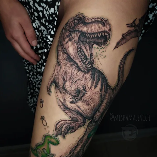 Anime tattoo by Tattooed in Орёл