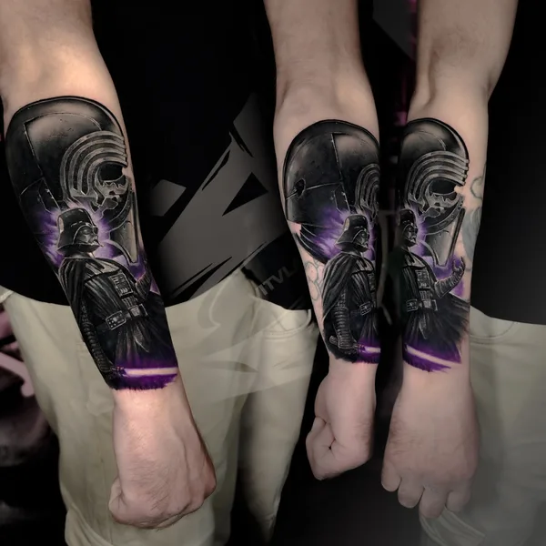 Portrait tattoo by Виталий Владимирович in Кемерово