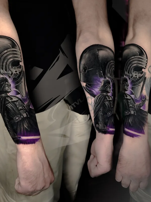 black and grey realism Tatuaggio su forearm #91110 | Tatuatore Виталий Владимирович