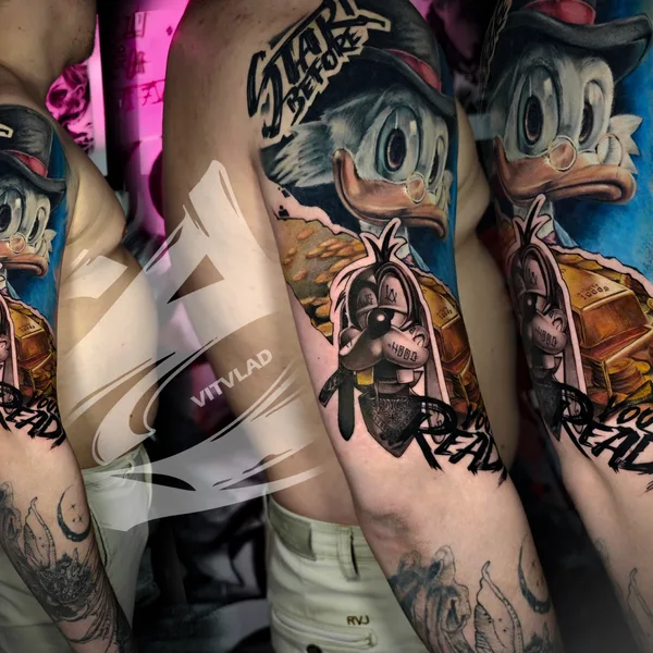 Portrait tattoo by Виталий Владимирович in Кемерово