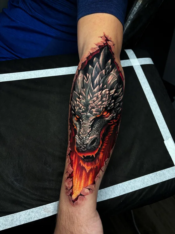 Realism tattoo by Olga Onik in Moscow