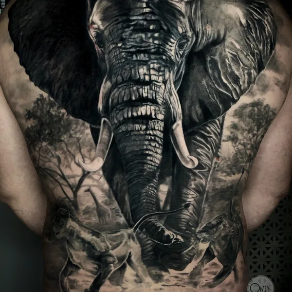 Realism tattoo by Olga Onik in Moscow