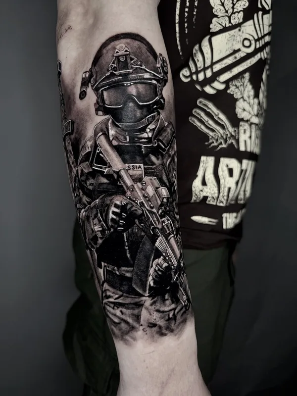 Realism tattoo by Olga Onik in Moscow