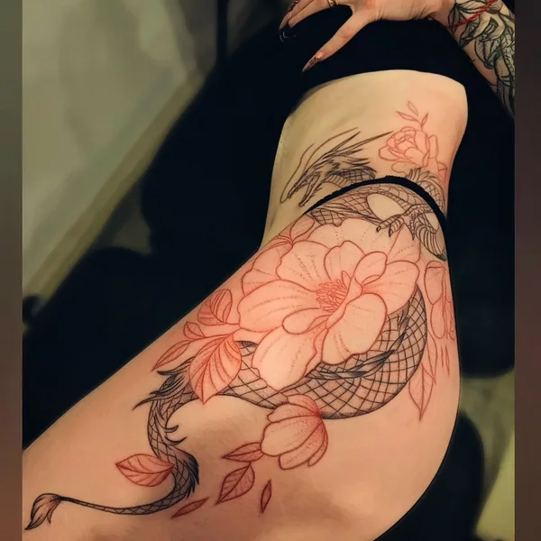 Graphic tattoo by Роберт Гильман in Челябинск