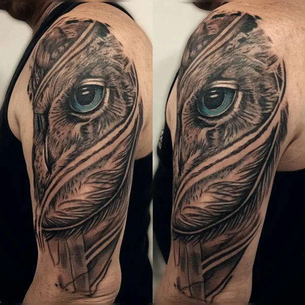 Graphic tattoo by Роберт Гильман in Челябинск
