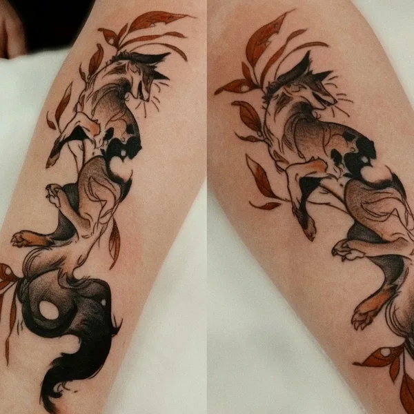 Graphic tattoo by Роберт Гильман in Челябинск