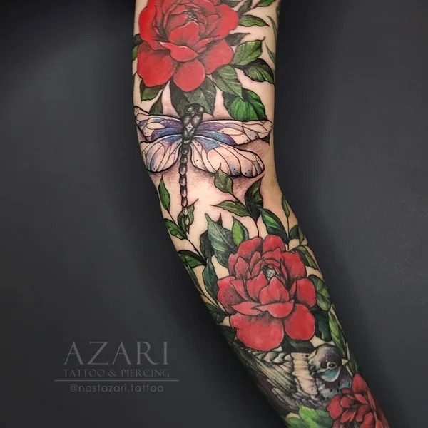 whipshading tattoo by Анастасия Азари in Saint Petersburg