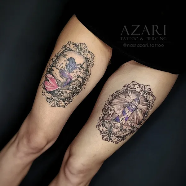 whipshading tattoo by Анастасия Азари in Saint Petersburg