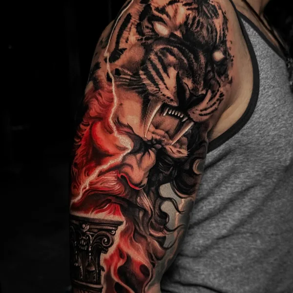 Author's Style tattoo by Артём Сачко in Moscow