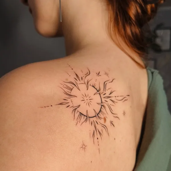 Black tattoo by Irina Bullet in Красноярск