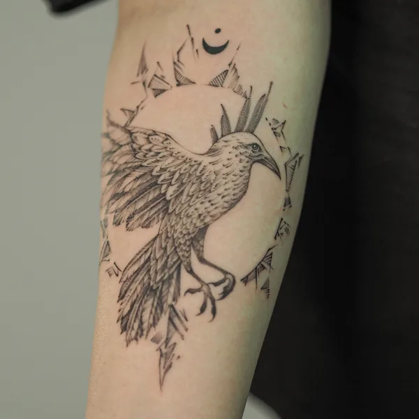 Black tattoo by Irina Bullet in Красноярск