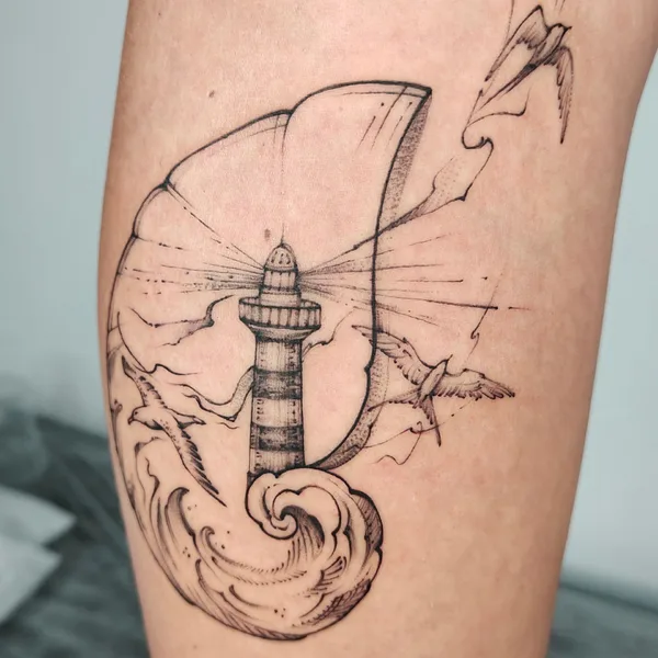 Black tattoo by Irina Bullet in Красноярск