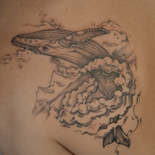 Black tattoo by Irina Bullet in Красноярск