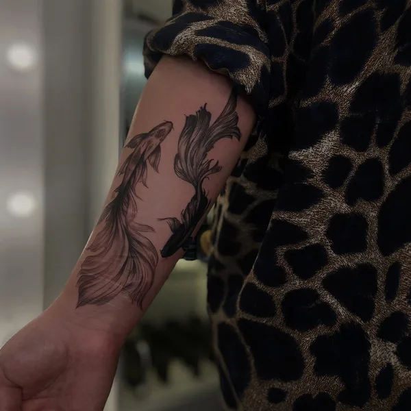 Graphic tattoo by Дмитрий Минаев in Саратов
