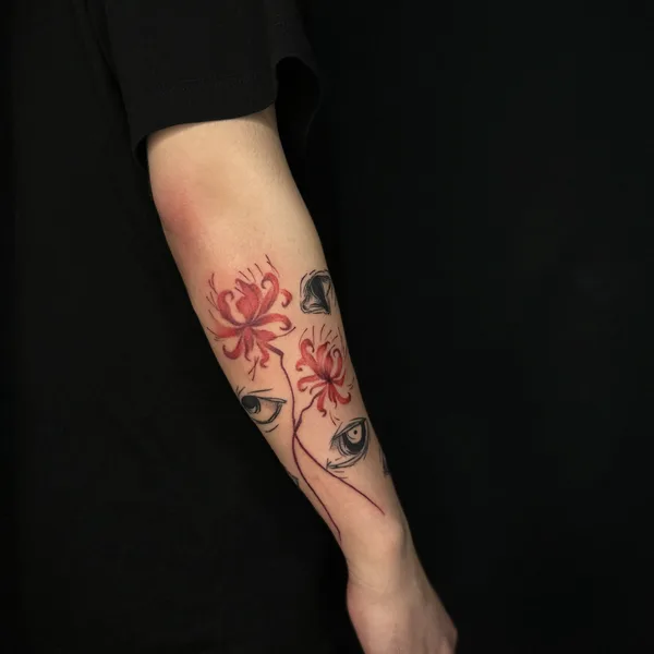 Graphic tattoo by Дмитрий Минаев in Саратов