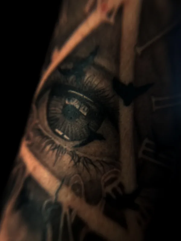 male black realism Tatuagem em forearm #91394 | Tatuador Дмитрий Минаев