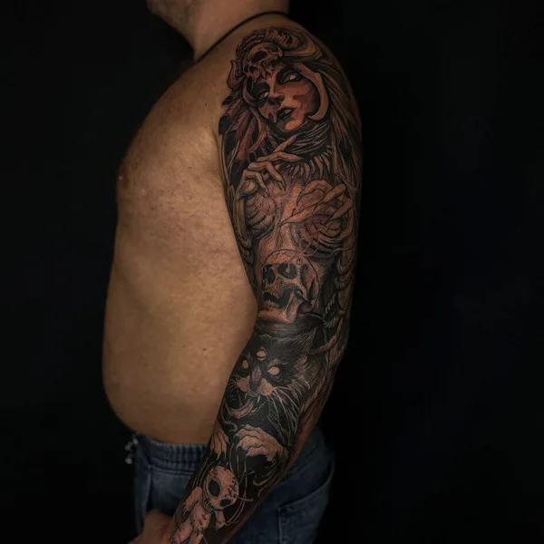 Graphic tattoo by Дмитрий Минаев in Саратов